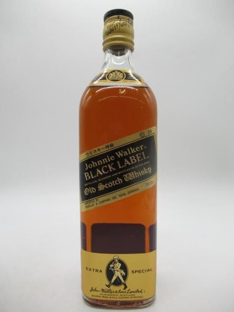 Amazon.co.jp: 【古酒】 ジョニーウォーカー 黒 ブラックラベル スト